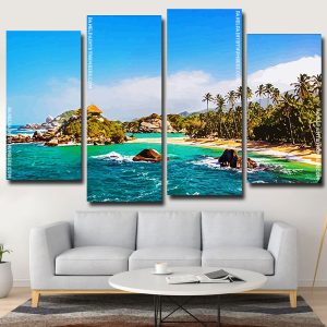 Parque Nacional Natural Tayrona panels paint by numbers