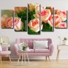 Pink Roses panels paint by numbers