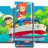 Ponyo Anime Panels paint by numbers