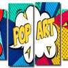 Pop Art Panels paint by numbers