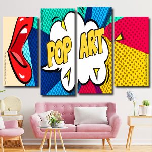 Pop Art Panels paint by numbers