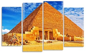 Pyramid Desert Panel paint by numbers