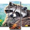 Raccoon Animal Panels Paint by numbers