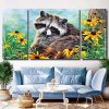 Raccoon Animal Panel Paint by numbers