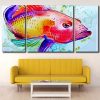 Rainbow Fish Panels paint by numbers