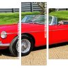 Red Classic MG Panels paint by numbers