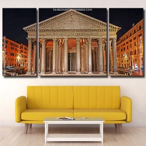 Rome Pantheon Panels paint by numbers