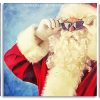 Santa With Sunglasses Panels paint by numbers