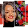 Singer Rihanna panels paint by numbers