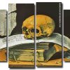 Skull head On Book Panels paint by numbers