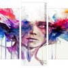 Splatter Overthinking art Panels paint by numbers