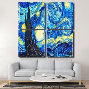 Starry Night panels paint by numbers