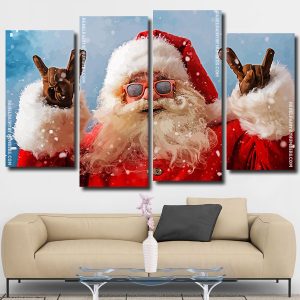 Stylish Santa Claus Panels paint by numbers