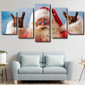 Stylish Santa Claus Panels paint by numbers