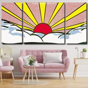 Sunrise Pop Art Panels paint by numbers