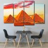 Sunset At The Giza Pyramids Panels paint by numbers