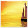 Sunset Sailboat panels paint by numbers