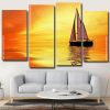 Sunset Sailboat panels paint by numbers