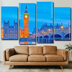 Big Ben London Panels paint by numbers