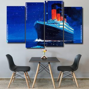 Titanic Ship Panels paint by numbers