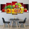 Aesthetic Fruit And Vegetables Panels paint by numbers