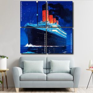 Titanic Ship Panels paint by numbers