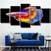 Colourful Betta Fish Panels paint by numbers