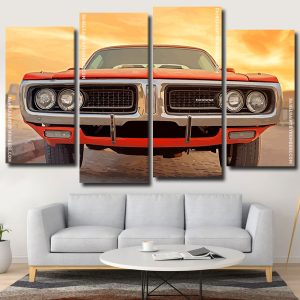 Classic Dodge Challenger Panel paint by numbers