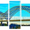 Tennesse Memphis Bridge Panel paint by numbers