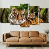 Tiger And Cubs panels paint by numbers