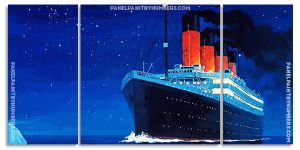 Titanic Ship Panel paint by numbers