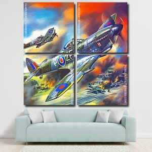 War Spitfire Panels paint by numbers