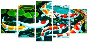 Wonderful Koi Fish Panel paint by numbers