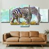 Zebra Elephant Panel paint by numbers