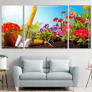 Aesthetic Gardening Time panels paint by numbers