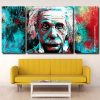 Albert Einstein panels paint by numbers