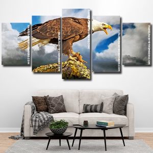 bald eagle Panel paint by numbers