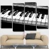 Black And White Piano panels paint by numbers