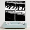 Black And White Piano panels paint by numbers