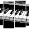 Black And White Piano panels paint by numbers