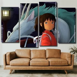 Chihiro Spirited Away panels paint by numbers