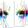 Colorful Splash Eyes paint by numbers