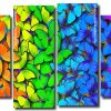 colorful butterflies panels paint by numbers