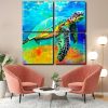 colorful sea turtle panels paint by numbers