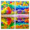 Colorful Autumn Trees panels paint by numbers