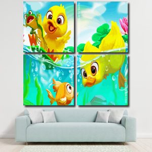 Cute Chicks panel paint by numbers