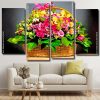 Flowers Basket panels paint by numbers