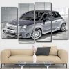 Grey Fiat panels paint by numbers