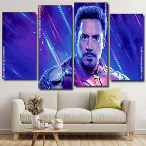 Iron Man panels paint by numbers