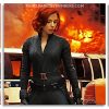 Scarlett Johansson Black Widow panels paint by numbers